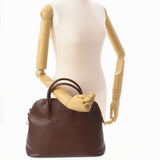 HERMES エルメス ボリード 37 茶 ○H刻印(1978年頃) レディース クシュベル ハンドバッグ Bランク 中古 銀蔵