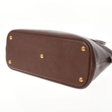 HERMES エルメス ボリード 37 茶 ○H刻印(1978年頃) レディース クシュベル ハンドバッグ Bランク 中古 銀蔵