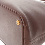 HERMES エルメス ボリード 37 茶 ○H刻印(1978年頃) レディース クシュベル ハンドバッグ Bランク 中古 銀蔵