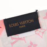 LOUIS VUITTON Louis Vuitton Bando BB Let's Go Monogram Pattern Pink M76441 Ladies Silk 100% Scarf A Rank Used Ginzo