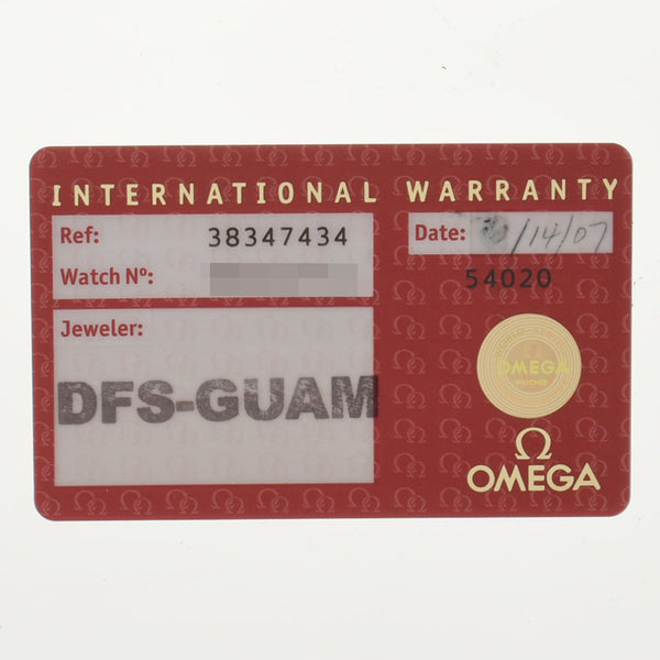 Omega Omega Speed Master 3834.74.34男士SS/皮革手表自动风白色壳拨号拨号