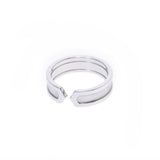 Cartier Cartier 2C Ring #59 Unisex K18WG Ring / Ring A Rank used Ginzo