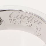 CARTIER カルティエ ラブリング ダイヤ #47 2006年クリスマス限定 7号 レディース K18WG リング・指輪 Aランク 中古 銀蔵