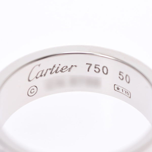Cartier Cartier Love Ring＃50女士K18WG戒指 /戒指A RANK二手Ginzo