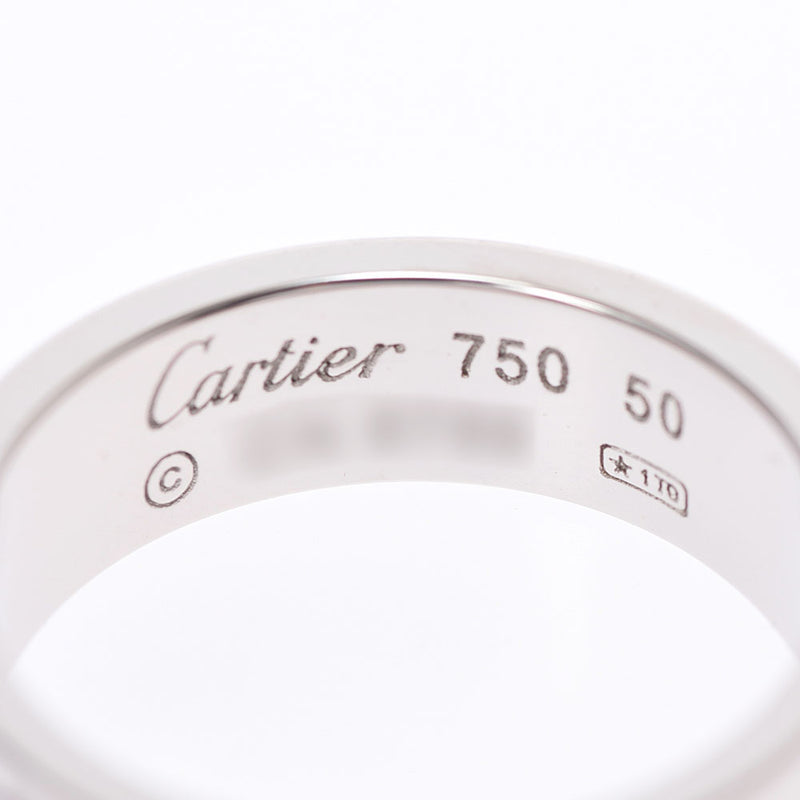 Cartier Cartier Love Ring＃50女士K18WG戒指 /戒指A RANK二手Ginzo