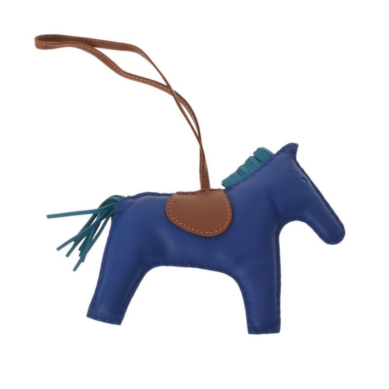 HERMES エルメス ロデオGM 馬モチーフ バッグチャーム ブルーエレクトリック/ブルーイズミール/フォーヴ ユニセックス アニョーミロ チャーム Aランク 中古 銀蔵