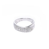 Ponte Vecchio Ponte Vequio Diamond 0.50CT 3钻石9女士K18WG环 /戒指