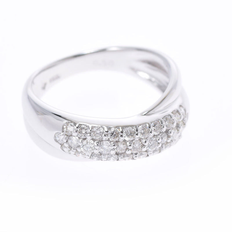 Ponte Vecchio Ponte Vequio Diamond 0.50CT 3钻石9女士K18WG环 /戒指