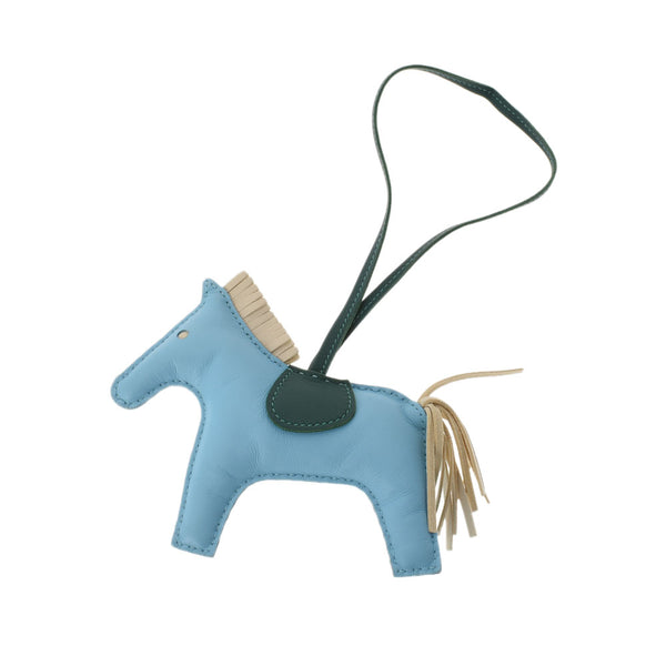 HERMES Hermes Rodeo MM horse motif bag Charm Celeste/Mala Cite/Kure Unisex Annice Key Holder A Rank used Ginzo