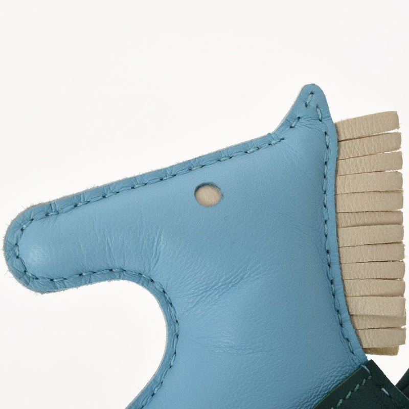 HERMES Hermes Rodeo MM horse motif bag Charm Celeste/Mala Cite/Kure Unisex Annice Key Holder A Rank used Ginzo