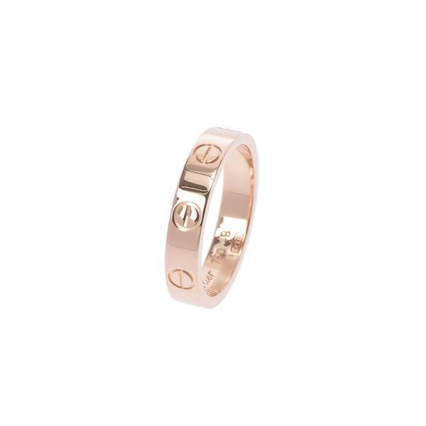 Cartier Cartier Mini Labling #49 9 Ladies K18PG Ring / Ring A Rank used Ginzo