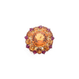 Other Ponte Vecchio Citrin 5.71/3.71ct/Ruby 1.35ct Orange/Purple 13 Ladies K18YG Ring/Ring A Rank Used Ginzo