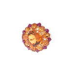Other Ponte Vecchio Citrin 5.71/3.71ct/Ruby 1.35ct Orange/Purple 13 Ladies K18YG Ring/Ring A Rank Used Ginzo