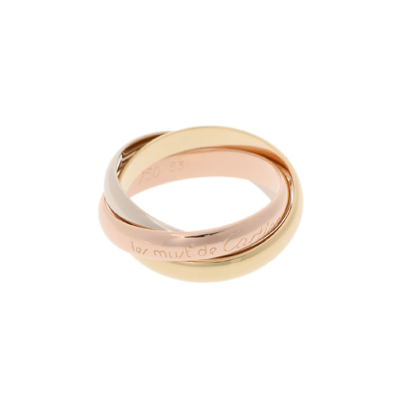 カルティエ トリニティリング #53 13号 ダイヤ カルティエトリニティ #53旧型 レディース リング・指輪 13号 CARTIER