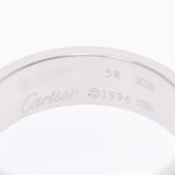 Cartier Cartier Love Ring＃58 No. 17 Men's K18WG戒指 /戒指A级使用Ginzo