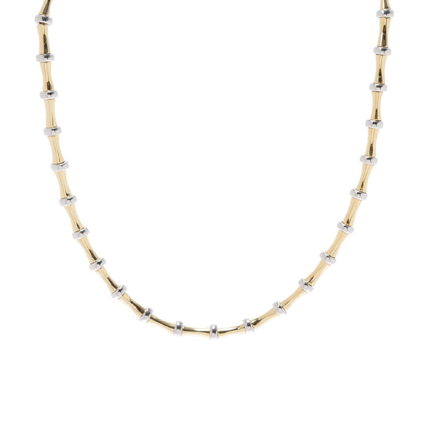 [Summer Selection 300,000 or less] Betsey Johnson Combi Design Necklace/K18YG/WG Unisex
