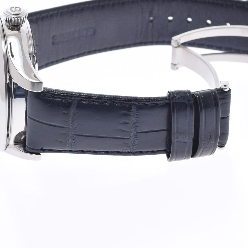 SEIKO セイコー プレザージュ 裏スケ SARX059 メンズ SS/革 腕時計 自動巻き 青（七宝ダイヤル）文字盤 ABランク 中古 銀蔵