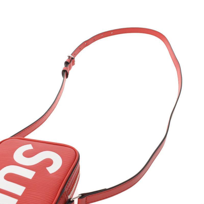 Louis Vuitton Supreme Collaboration Collaboration Nueve PPM 14127 Red/White  Unisex Epireather Shoulder Bag M53434 LOUIS VUITTON Used – 銀蔵オンライン