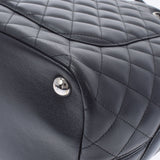 CHANEL Chanel Cambon Line Large Tote Black/Black Ladies Leather Tote Bag A Rank used Ginzo