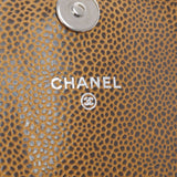 CHANEL Chanel Half Moon Chain Gold Silver Bracket Ladies Caviar Skin Shoulder Bag A Rank used Ginzo