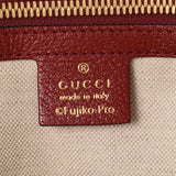 GUCCI グッチ ミニGGスプリーム バッグパック ドラえもんコラボ ベージュ 647816 レディース 13842 PVC/カーフ リュック・デイパック 新同 中古 銀蔵