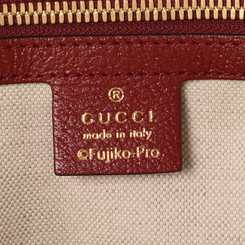 Gucci Gucci Mini GG Sprem Bag Pack Doraemon合作米色647816女士PVC/CALF背包/Daypack/Daypack新二手Ginzo