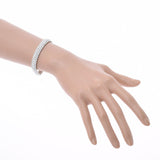 [Summer selection 300,000 or more] NADIA diamond 15.21ct bracelet/K18WG Ladies