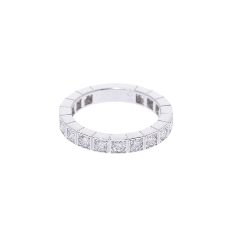 [夏季选择300,000或更少]卡地亚[卡地亚] laniere＃49所有钻石戒指/戒指/k18wg女士