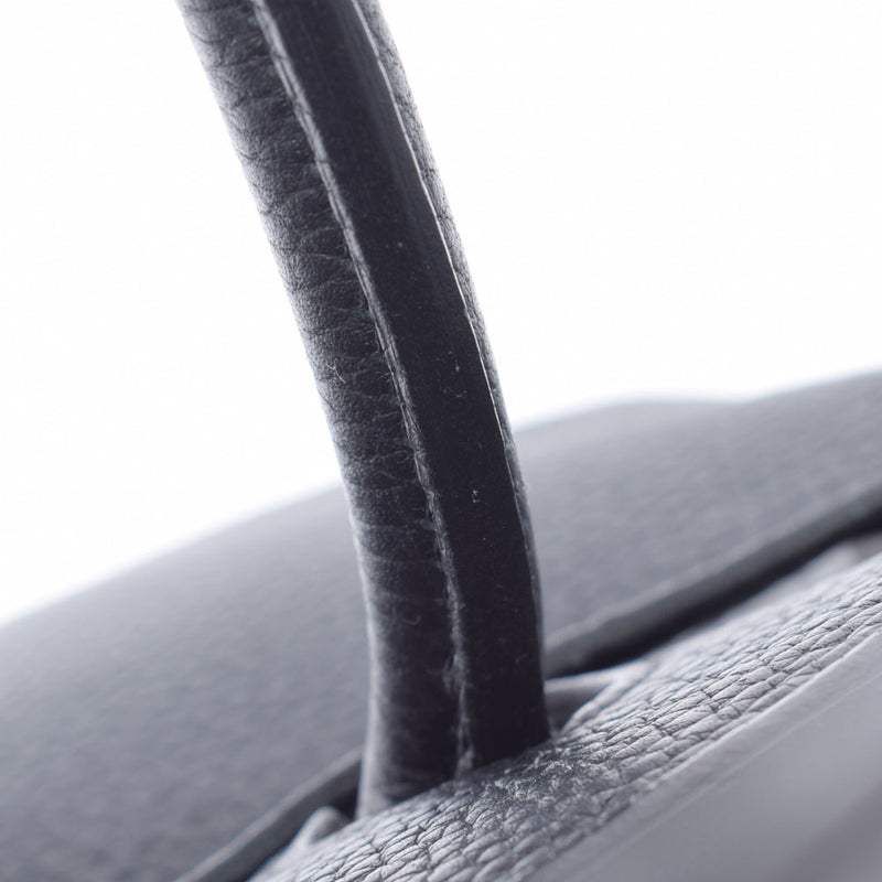 HERMES エルメス バーキン35 黒 パラジウム金具 T刻印(2015年頃) ユニセックス トリヨンクレマンス  ハンドバッグ Aランク 中古 銀蔵