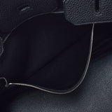 HERMES エルメス バーキン35 黒 パラジウム金具 T刻印(2015年頃) ユニセックス トリヨンクレマンス  ハンドバッグ Aランク 中古 銀蔵