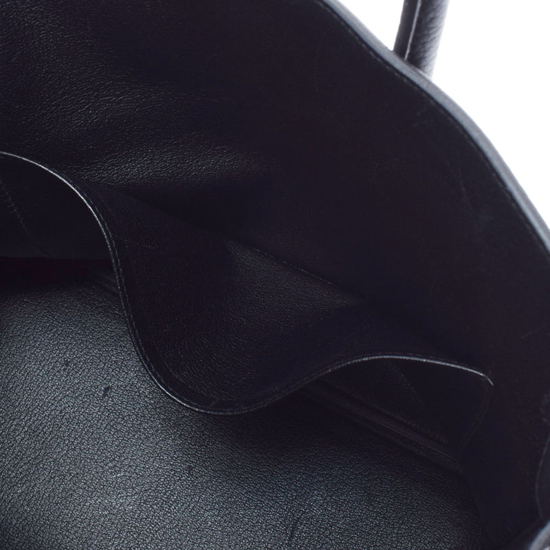 HERMES エルメス バーキン35 黒 パラジウム金具 T刻印(2015年頃) ユニセックス トリヨンクレマンス  ハンドバッグ Aランク 中古 銀蔵