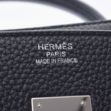 HERMES エルメス バーキン35 黒 パラジウム金具 T刻印(2015年頃) ユニセックス トリヨンクレマンス  ハンドバッグ Aランク 中古 銀蔵