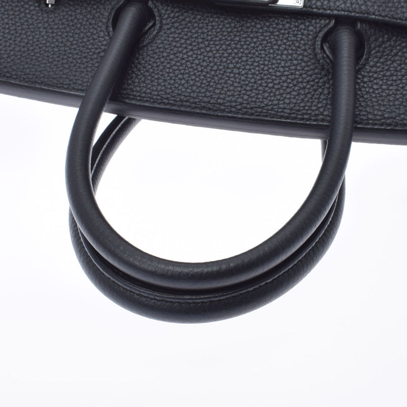 HERMES エルメス バーキン35 黒 パラジウム金具 T刻印(2015年頃) ユニセックス トリヨンクレマンス  ハンドバッグ Aランク 中古 銀蔵
