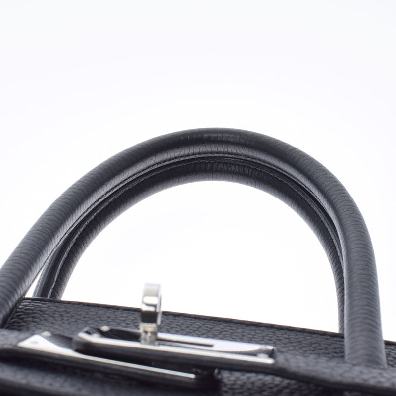 HERMES エルメス バーキン35 黒 パラジウム金具 T刻印(2015年頃) ユニセックス トリヨンクレマンス  ハンドバッグ Aランク 中古 銀蔵