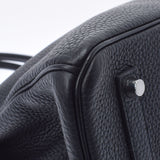 HERMES エルメス バーキン35 黒 パラジウム金具 T刻印(2015年頃) ユニセックス トリヨンクレマンス  ハンドバッグ Aランク 中古 銀蔵