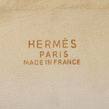 爱马仕爱马仕（Hermes Hermes）麻袋amaryce冰图案白金/银色支架○r -graved（1988年左右）男女vogurene肩袋B级排名