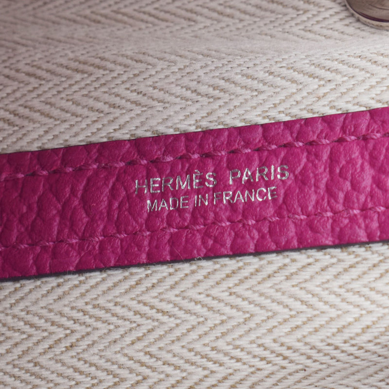 HERMES Hermes Garden Party TPM Rose Purple C engraved (around 2018) Ladies Vash Country Handbag A Rank Used Ginzo