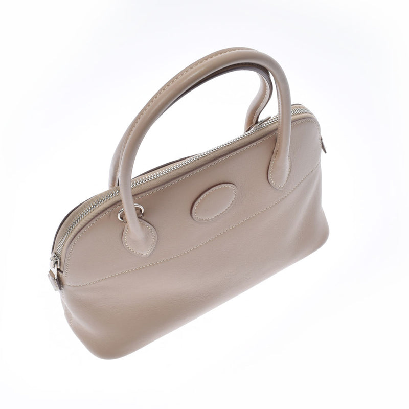 HERMES Hermes Boled 27 2WAY Bag Beige Paladium Bracket □ L engraved (around 2008) Ladies Voice Handbag A Rank Used Ginzo