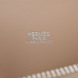 爱马仕爱马仕（Hermes）抓着27 2way袋米色beige paladium bracket□l雕刻（2008年左右）女士语音手提包