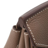 HERMES エルメス バーキン35 エトゥープ シルバー金具 D刻印(2019年頃) レディース トゴ ハンドバッグ Aランク 中古 銀蔵