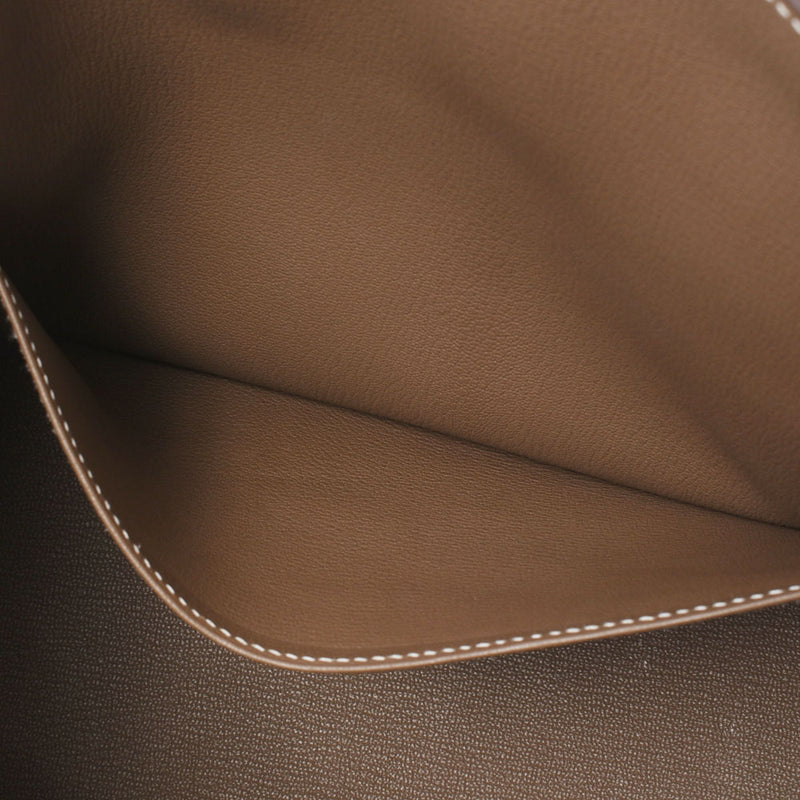 HERMES エルメス バーキン35 エトゥープ シルバー金具 D刻印(2019年頃) レディース トゴ ハンドバッグ Aランク 中古 銀蔵