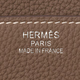 HERMES エルメス バーキン35 エトゥープ シルバー金具 D刻印(2019年頃) レディース トゴ ハンドバッグ Aランク 中古 銀蔵