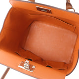 HERMES Hermes Tool Box 20 Verso Gold/Orange Silver Bracket □ P engraved (around 2012) Ladies Voice Wift Handbag A Rank Used Ginzo
