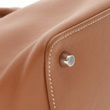 HERMES Hermes Tool Box 20 Verso Gold/Orange Silver Bracket □ P engraved (around 2012) Ladies Voice Wift Handbag A Rank Used Ginzo