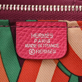 HERMES Hermes Azaprong Silk Inn Rose Tillian □ P engraved (around 2012) Ladies Vo Epson Long Wallet AB Rank Used Ginzo