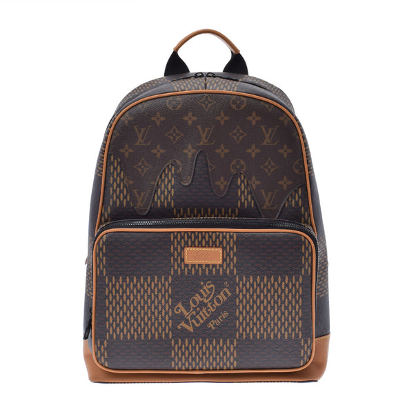 LOUIS VUITTON Louis Vuitton Damier Giant Backpack NIGO Collaboration Brown N40380 Unisex Damier Cambus Backpack Daypack Shin -Used Ginzo