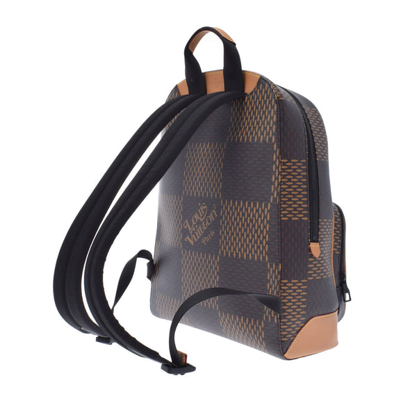 LOUIS VUITTON Louis Vuitton Damier Giant Backpack NIGO Collaboration Brown N40380 Unisex Damier Cambus Backpack Daypack Shin -Used Ginzo