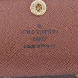 LOUIS VUITTON Louis Vuitton Monogram Radrow Coin Purse Brown M61927 Unisex Monogram Canvas Coin Case New Used Ginzo