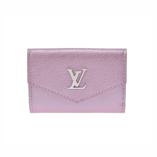 LOUIS VUITTON Louis Vuitton Capsine Portofoyille Rock Mini Crystal Rose M69813 Unisex Leather Trimal Wallet A Rank used Ginzo