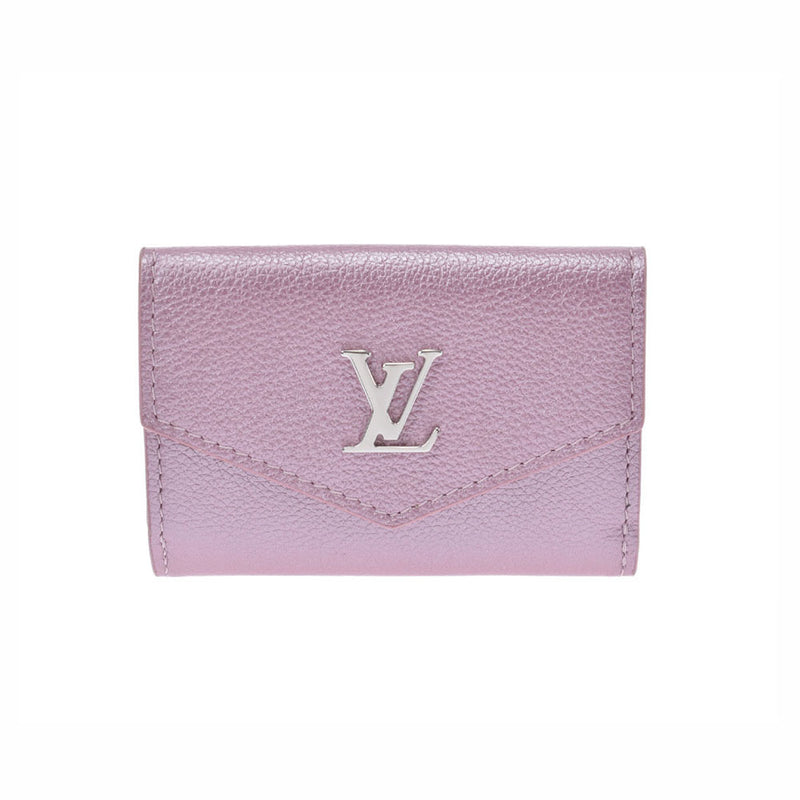 LOUIS VUITTON Louis Vuitton Capsine Portofoyille Rock Mini Crystal Rose M69813 Unisex Leather Trimal Wallet A Rank used Ginzo